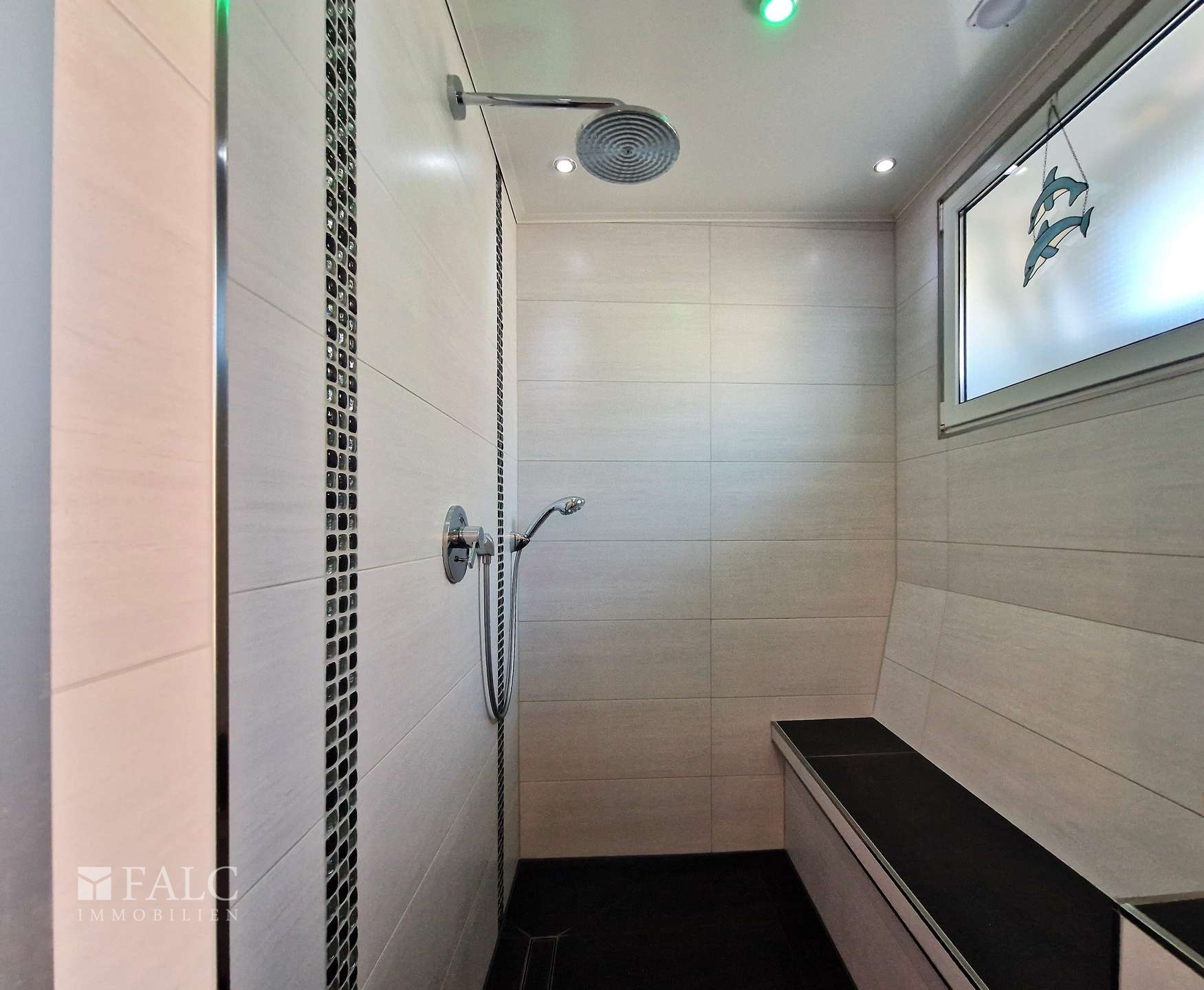 Dusche/Dampfsauna Dachgeschoss